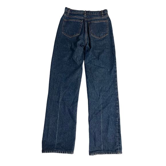 Reformation Cynthia High Rise Straight Long Denim Jeans Womens 24 Blue Casual - Picture 2 of 16